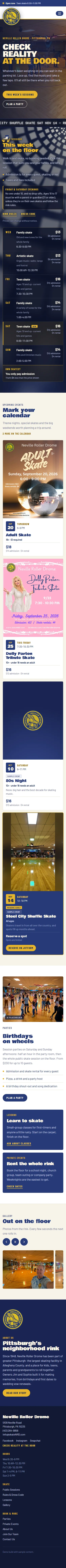 The same homepage on a phone